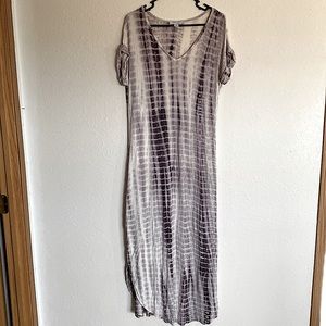 Tie-dye maxi dress, medium